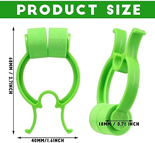 Kit de 24 Clips Nasales para Detener Sangrados, Antisnoring y Emergencias - Clips de Plástico para Natación (Verde, Azul) - imagen 2