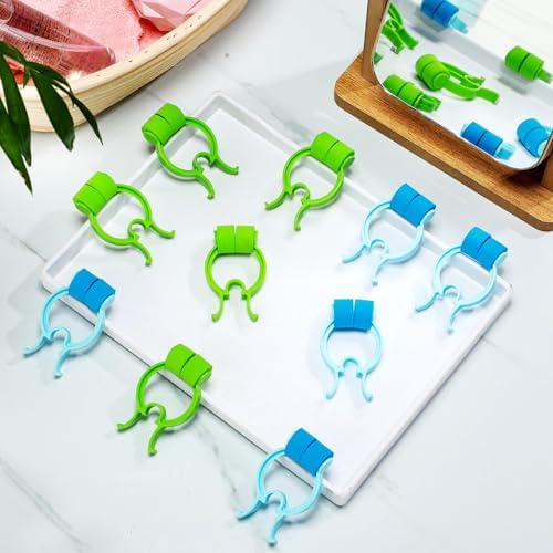 Kit de 24 Clips Nasales para Detener Sangrados, Antisnoring y Emergencias - Clips de Plástico para Natación (Verde, Azul) - imagen 7