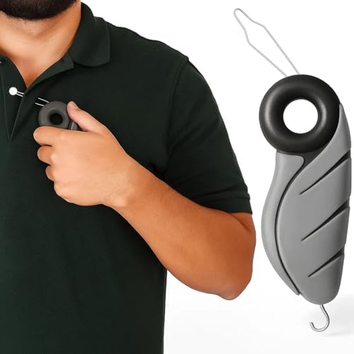 Gancho de botón Vive con agujero para el dedo - Asistente para cerrar cremalleras - Herramienta de ayuda para vestirse - Dispositivo para artritis y - imagen 1
