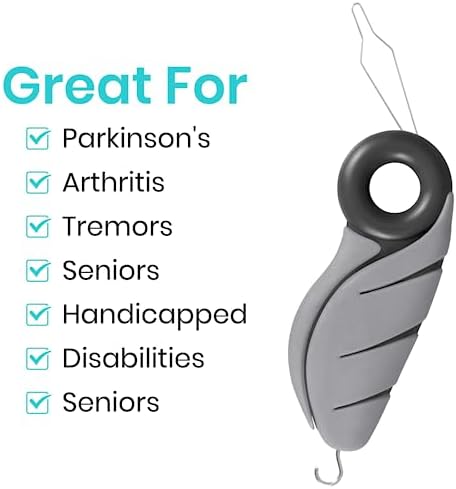 Gancho de botón Vive con agujero para el dedo - Asistente para cerrar cremalleras - Herramienta de ayuda para vestirse - Dispositivo para artritis y - imagen 2