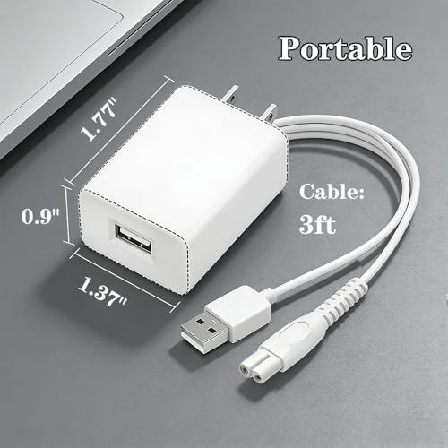 Cargador para irrigador dental Philips Sonicare 3000 2000 1000, cable de reemplazo compatible con Power Flosser - imagen 6