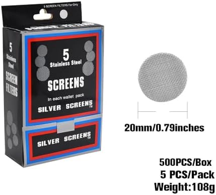Filtros de Tabaco Premium Plateados Tobbaco Pipe - Paquete de 500 Unidades - imagen 3