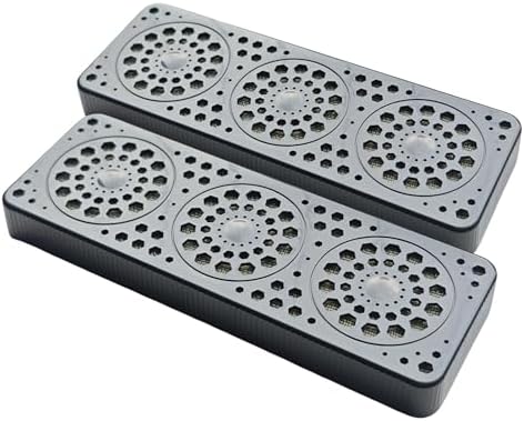Humidificadores para Cigarros ZrCoin, Paquete de 2, Rectángulo Negro, Humidor con Ventanas Triples, Mantiene la Humedad y Frescura - imagen 1