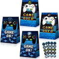 Pajean 24 Pzs Bolsa de Regalo para Juegos, Suministros para Fiesta de Videojuegos, Favor de Fiesta Gamer con 30 Pzs de Stickers para Decoraciones de - imagen 1