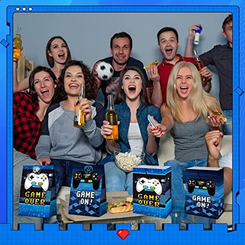 Pajean 24 Pzs Bolsa de Regalo para Juegos, Suministros para Fiesta de Videojuegos, Favor de Fiesta Gamer con 30 Pzs de Stickers para Decoraciones de - imagen 6