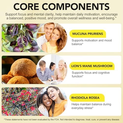 Parche ZIXBMHYJ de Dopamina Extra Fuerte, Apoyo para el Ánimo y la Positividad, Fórmula a Base de Plantas, Parche Vegano para Hombres y Mujeres, - imagen 4