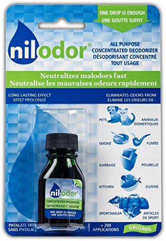 Nilodor - Ambientador y Neutralizador de Olores - Elimina Olores de Mascotas, Humo, Basura, Cocina y Ropa Deportiva (Original, Gotas) - imagen 1