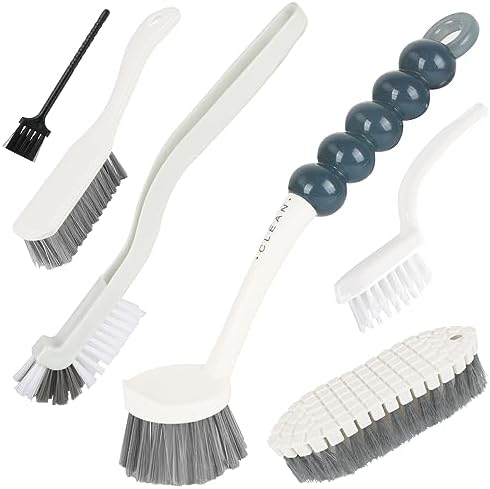 Set de Limpieza Multisusos de 6 Piezas, Cepillos de Limpieza Profunda con Agarre - Para Platos, Fregado, Botellas, Zapatos, Grietas y Teclados para - imagen 1