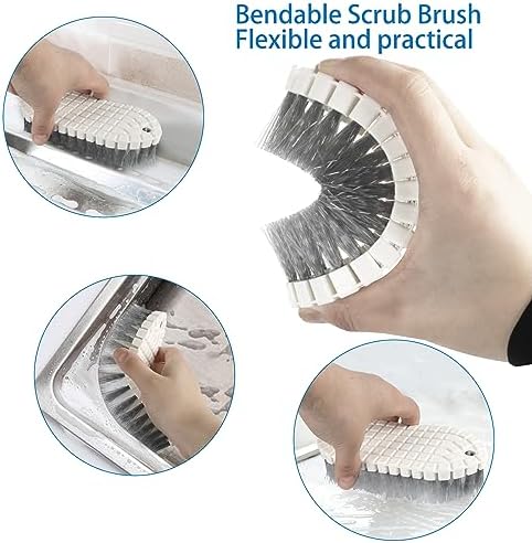 Set de Limpieza Multisusos de 6 Piezas, Cepillos de Limpieza Profunda con Agarre - Para Platos, Fregado, Botellas, Zapatos, Grietas y Teclados para - imagen 5