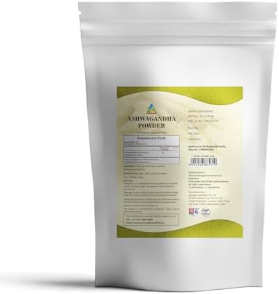 Polvo de Ashwagandha HERBAL HILLS Withania Somnifera Suplemento Herbal 1 Libra Paquete de 1 - imagen 2