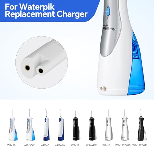 Cargador Meliya 3V para irrigador Waterpik WP360 WP360W WP450 WP450W WP462 WP462W WF-13CD010 YLA-03010, Adaptador de 6.6FT - imagen 2