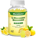 Gomitas Warmbioder de L-Theanine para Niños y Adultos, 400mg con Ashwagandha, GABA y 5HTP, Suplemento Masticable para Relajación y Enfoque, Sabor - imagen 1