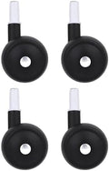 Ruedas de Repuesto para Andadores de Bebé, 4 Piezas, Ruedas Universales Negras de Plástico para Carritos y Andadores de Aprendizaje - imagen 1