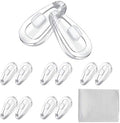 Almohadillas de nariz para gafas, 6 pares de silicona suave de 15mm, almohadillas de aire para gafas - imagen 1