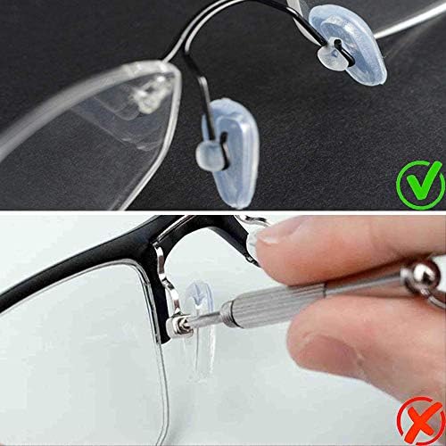 Almohadillas de nariz para gafas, 6 pares de silicona suave de 15mm, almohadillas de aire para gafas - imagen 6