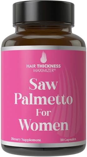 Suplemento para el Crecimiento del Cabello de Mujeres con Saw Palmetto, Biotina, Zinc, Cobre y Vitamina D - Vitaminas Veganas y No GMO - imagen 1