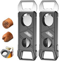 Cortador de Cigarros TISFA Guillotina 3 en 1, Set de 2 Cortadores de Cigarros Portátiles y Multifuncionales, Regalo Ideal para Hombres - imagen 1