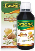 Jarabe de Propóleos y Flor de Saúco BroncoMiel para Adultos, 8 oz - Fórmula de Apoyo Inmunológico Diario con Saúco, Regaliz, Malva, Jengibre, Mentol - imagen 1