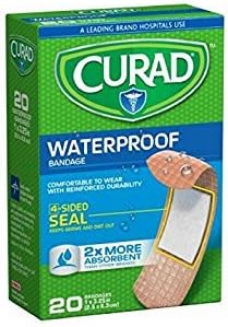 Curad Curitas Impermeables 1 x 3-1/4 Pulgadas, Paquete de 20 Unidades - imagen 1