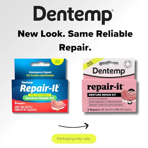 Kit de Reparación de Dentaduras Dentist On Call Repair-It, Sin Zinc, 1 kit - imagen 2