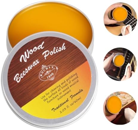 Pulimento de Cera de Abeja Tradicional para Madera - 60ml para Instrumentos Musicales y Muebles de Madera - imagen 1