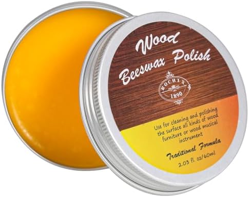 Pulimento de Cera de Abeja Tradicional para Madera - 60ml para Instrumentos Musicales y Muebles de Madera - imagen 2
