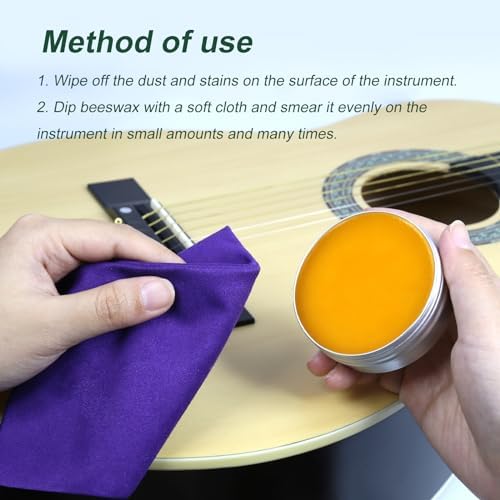 Pulimento de Cera de Abeja Tradicional para Madera - 60ml para Instrumentos Musicales y Muebles de Madera - imagen 5
