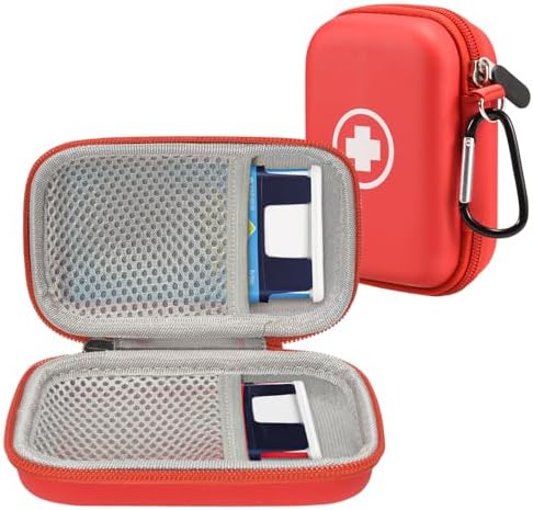 Funda Klawdsky Auvi Q, Bolsa de Emergencia Portátil para 2 Autoinyectores Auvi-Q, Inhalador, Spray Nasal, Medicina para Alergias, ros Auxilios, - imagen 1