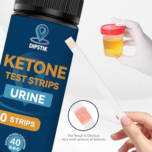Tiras de Prueba de Cetonas DIPSTIK, 150 Tiras para Análisis de Orina Keto, Resultados Rápidos y Confiables en Casa - imagen 3