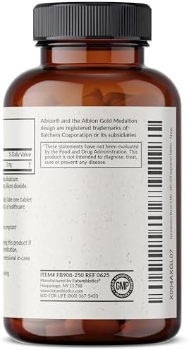 Futurebiotics Boron 3mg, Vegetariano, No GMO, Quelado para Mejor Absorción, 250 Tabletas - imagen 7