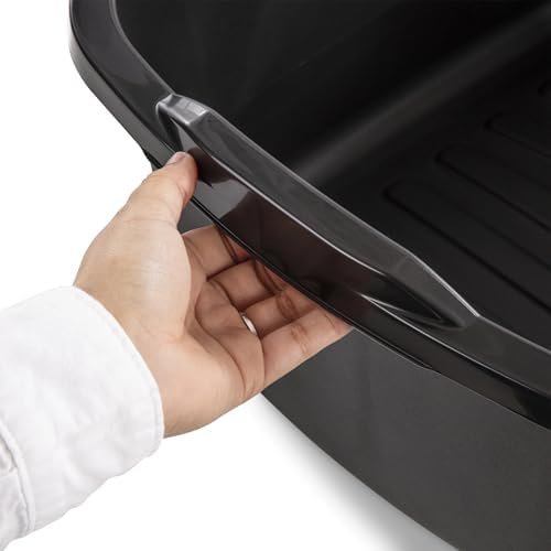Bandeja de plástico de 18 Qt, tina multiusos para cocina y fregadero, color negro - imagen 5