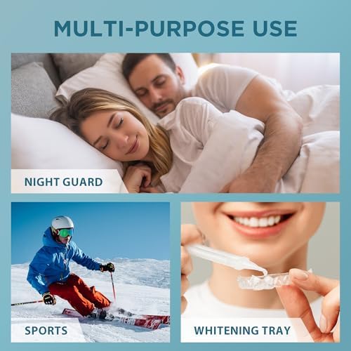 Protector Bucal Anti-Ruido, Férula para Bruxismo Nocturno, Ajuste Perfecto para Dormir, Reutilizable, Paquete de 4 para Adultos - imagen 3