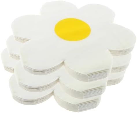 Servilletas de Papel Bohemias LUORNG de 60 Hojas con Diseño de Margaritas, Desechables para Fiestas de Cumpleaños, Bodas y Baby Shower, Decoración en - imagen 1