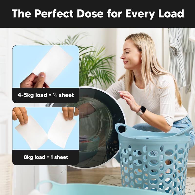 Hojas Suavizantes de Tela Lucent Globe para Lavadora - Suaviza y Perfuma la Ropa, Suave con las Telas y la Piel - Sin Químicos Dañinos - Suavizante - imagen 5