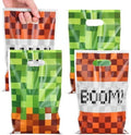 Bolsas de Fiesta ADARRO de 40PCS con Diseño de Boom Verde y Rojo, Perfectas para Dulces y Sorprenditas de Cumpleaños - imagen 1