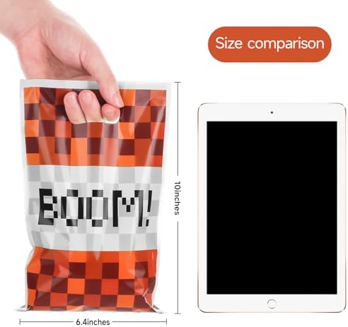 Bolsas de Fiesta ADARRO de 40PCS con Diseño de Boom Verde y Rojo, Perfectas para Dulces y Sorprenditas de Cumpleaños - imagen 3