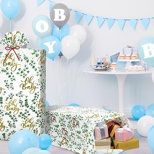 Zonon 3 Piezas de Bolsas de Regalo Jumbo de 56'' en Verde Salvia para Baby Shower y Fiestas, Perfectas para Almacenamiento y Envoltura de Regalos - imagen 4