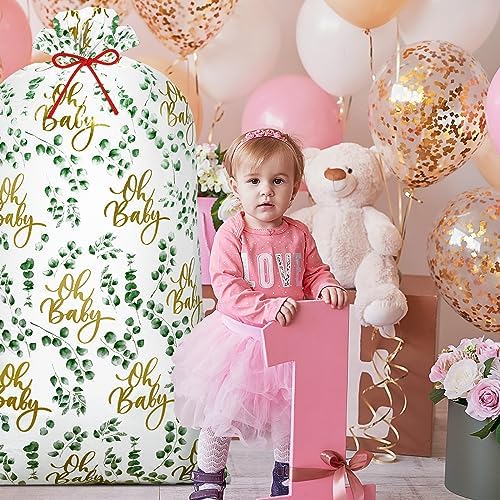 Zonon 3 Piezas de Bolsas de Regalo Jumbo de 56'' en Verde Salvia para Baby Shower y Fiestas, Perfectas para Almacenamiento y Envoltura de Regalos - imagen 5