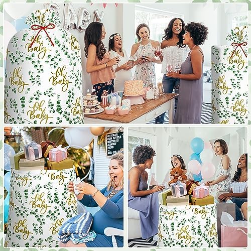 Zonon 3 Piezas de Bolsas de Regalo Jumbo de 56'' en Verde Salvia para Baby Shower y Fiestas, Perfectas para Almacenamiento y Envoltura de Regalos - imagen 6