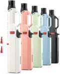 Encendedor de Butano Recargable - Paquete de 5 Mecheros a Prueba de Viento Multicolor para Velas, BBQ y Cocina (Sin Butano) - imagen 1