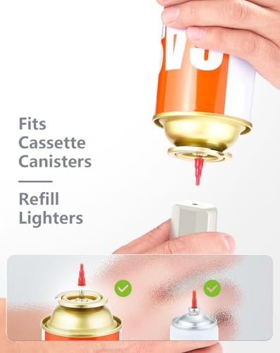 Encendedor de Butano Recargable - Paquete de 5 Mecheros a Prueba de Viento Multicolor para Velas, BBQ y Cocina (Sin Butano) - imagen 6