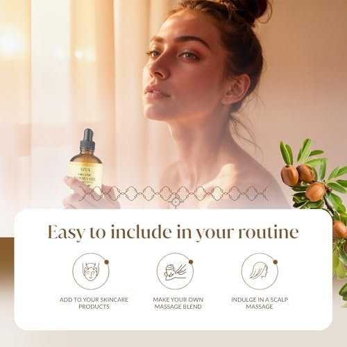 Aceite Orgánico de Jojoba Siva 4oz (118ml) Premium Prensado en Frío 100% Natural con Gotero para Cuidado Facial, Masaje Corporal y Cuidado del Cabello - imagen 6