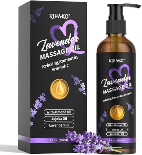 Aceite de Masaje Sensual de Lavanda para Parejas – Aceite Relajante para Masajes, Hidratación Profunda, Aromaterapia, Fórmula No Grasosa, Regalo - imagen 1