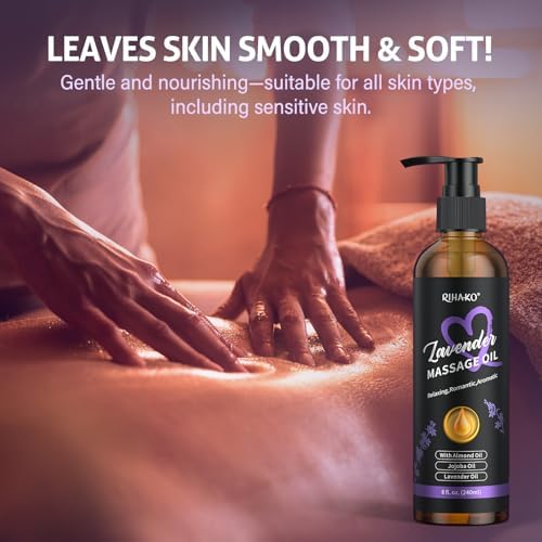 Aceite de Masaje Sensual de Lavanda para Parejas – Aceite Relajante para Masajes, Hidratación Profunda, Aromaterapia, Fórmula No Grasosa, Regalo - imagen 7