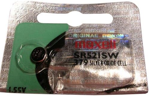 Batería de Reloj Maxell SR521SW SR63 SG0 SR521 379 de Óxido de Plata - imagen 1