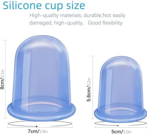 Set de Ventosas de Silicón Soluxus para Terapia de Masaje, Alivio del Dolor, Anticelulitis y Recuperación Muscular, Kit para Uso en Casa con Bolsa de - imagen 5