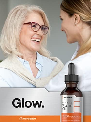 Aceite de Vitamina E Horbäach | 13,800 IU | 1 oz | Suplemento Líquido Natural | Vegetariano, Sin OGM y Libre de Gluten - imagen 6