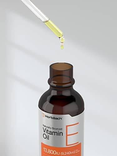 Aceite de Vitamina E Horbäach | 13,800 IU | 1 oz | Suplemento Líquido Natural | Vegetariano, Sin OGM y Libre de Gluten - imagen 7