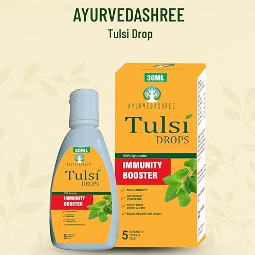 AYURVEDASHREE Gotas de Tulsi - Refuerzo Natural de Inmunidad 30 ML - 5 Tulsi Raros Certificados, Gotas de Albahaca Sagrada 30 ML - imagen 2