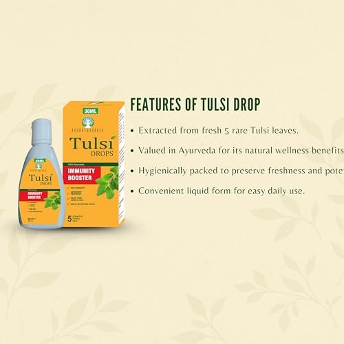 AYURVEDASHREE Gotas de Tulsi - Refuerzo Natural de Inmunidad 30 ML - 5 Tulsi Raros Certificados, Gotas de Albahaca Sagrada 30 ML - imagen 5